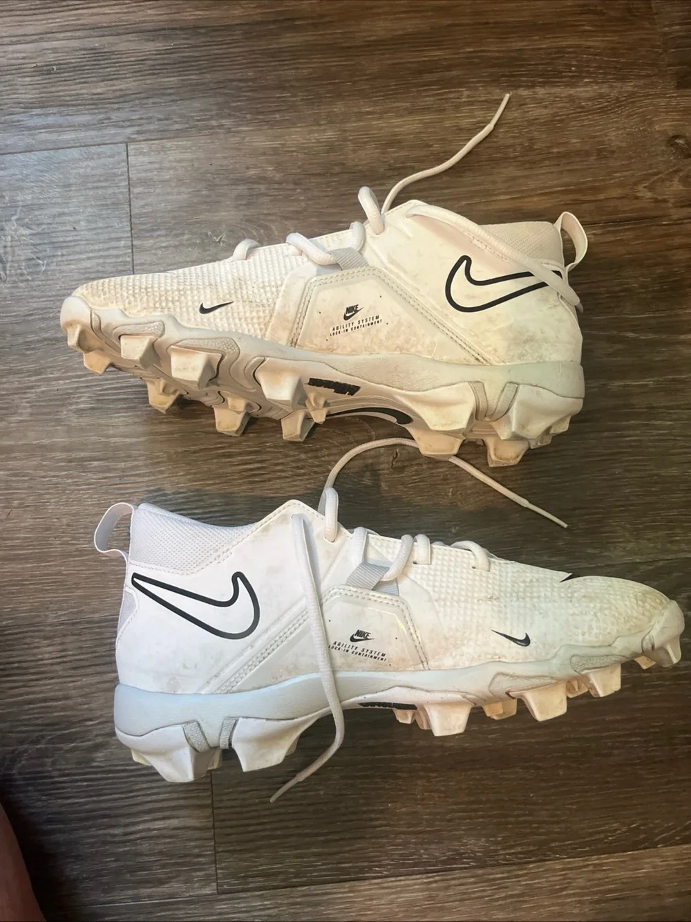 Nike Alpha Football Cleats White US 7.5 Medium (D/M) CV0582-109
